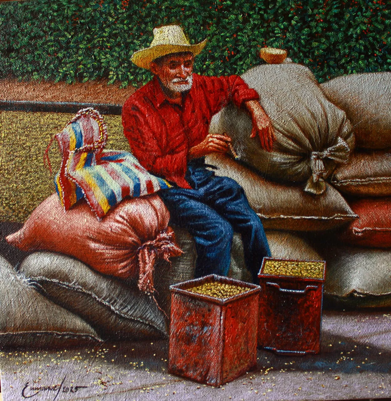 El guardián del grano-Enmanuel_Membreño-arte_hondureño-arte-honduras